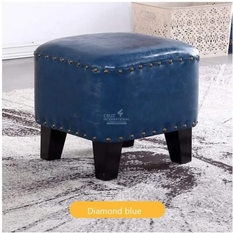 Round Ottoman for Living Room CRUZ INTERNATIONAL